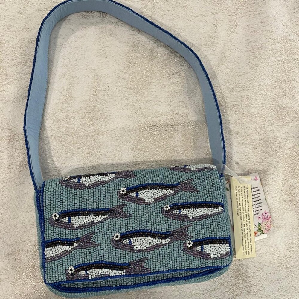 viral beaded sardine bag